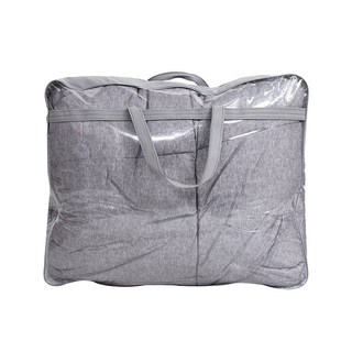 더베딩샵 이불 보관가방 특대, 그레이, 1개