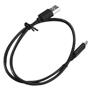 USB 2.0 C타입 고속 충전 케이블, 0.5m, 블랙, 1개