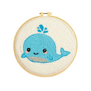 戳戳針刺繡套組, 1套, 小海豚