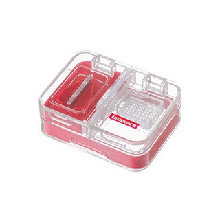 MINIPLE Valor 切藥磨藥盒 紅色, 1個