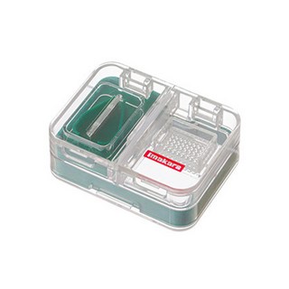 MINIPLE Valor 藥丸切割粉碎盒 綠色, 1個