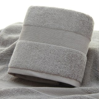 頂級雪茄 TCR 酒店純棉大浴巾 650g 棉紗, 灰色, 1入