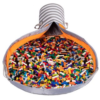 Cbucks 拉鍊式樂高收納墊 1.5m, 淺暖灰色, 1個