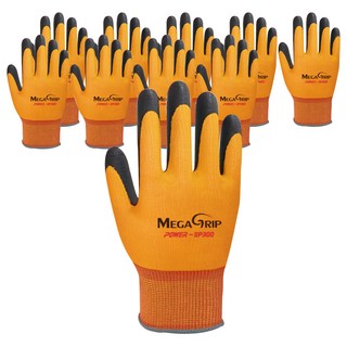 MEGA GRIP POWER SP-300 L 10入, 橘色, 1套