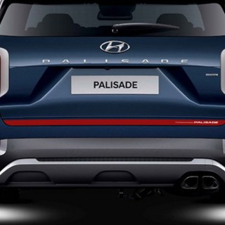 RACETEK Palisade 後車廂反光片 反光貼紙 紅色, 1個