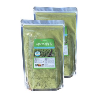 嫩芽大麥粉, 500克, 2個