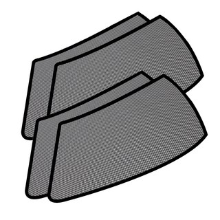 XFIT 汽車專用防蚊紗網組 GV80 第1排+第2排, 黑色