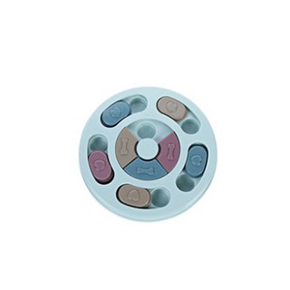 강아지 퍼즐 장난감 원형, 혼합색상, 1개