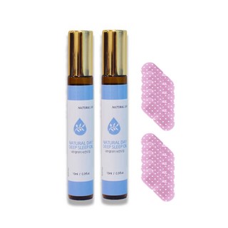 舒眠精油滾珠瓶 10ml 2入+蒸氣眼罩 10入, 1組