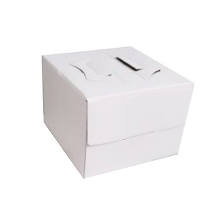 天運包裝 3號蛋糕盒, 亮面白色, 25個