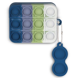 에어팟 프로 팝잇 푸시팝 뽁뽁이 케이스, 네이비