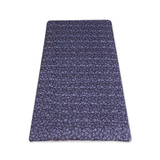 친환경편백아트 3D메쉬 매트 + 기능성 인견 커버 세트, 네이비 + 화이트