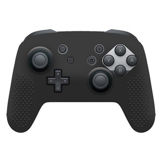 HOHOO 任天堂 Switch Pro控制器 矽膠保護套, 黑色, 1個