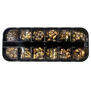 Dalmoa 亮片美甲飾品套組 F14, 混合色, 1個