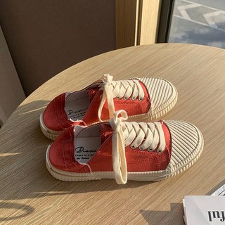 Win-Win Company 復古格紋圓頭運動休閒鞋 YT_RC990