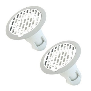 Raramiz 浴室防臭落水頭 白色, 2個