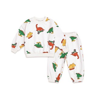 GOING KIDS 童款恐龍印花長袖上衣+長褲