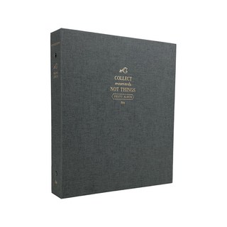 ibis 5X7活頁環口袋相簿, 灰色, 30張