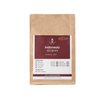 印尼曼特寧單品咖啡豆, 無研磨咖啡豆, 200g, 1袋