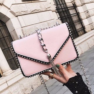 拉貝閃亮迷你手提包, 粉紅色