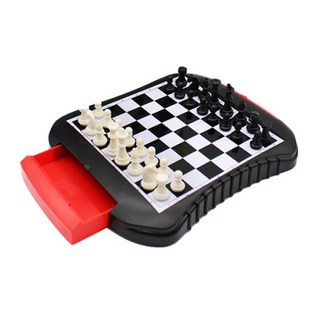 Bymaum 抽屜板式西洋棋組 M63, 黑色