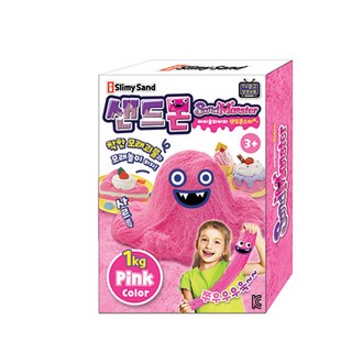 I WILL COMPANY i-fun Sandmon 沙黏土, 粉紅色, 1kg, 1個