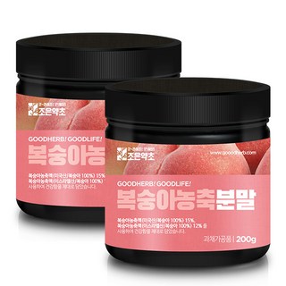 joeunyakcho 水蜜桃濃縮粉, 2個, 200g