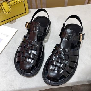 TCR 女性鉚釘47號羅馬涼鞋, 黑色, 235