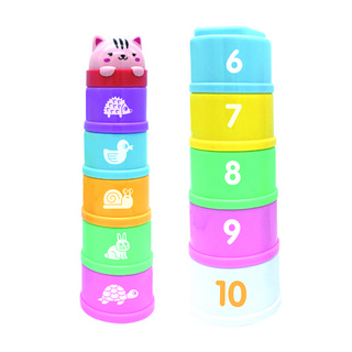 疊疊杯積木, 藍色兔子