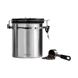 KALDIN 單向透氣閥儲豆罐+咖啡量匙組, 儲豆罐 正品 1.4L+咖啡量匙, 1組