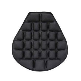 VARUN 3D摩托車鞍座坐墊, 黑色, 1個