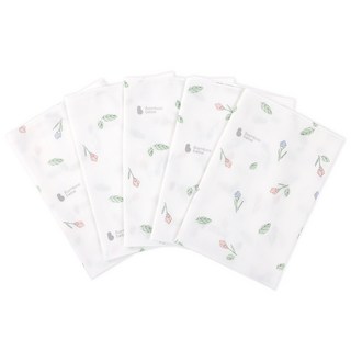 밤부베베 순한대나무 시그니처 아기꽃망울 엠보손수건 5p