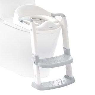 DURI 可折疊階梯式兒童馬桶坐墊 340*545mm, 灰色, 1個