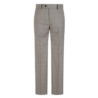 Liberclassy 男款格紋大尺碼修身西裝褲 LHW13726