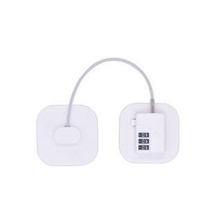 3位數密碼拉門鎖 白色, 1個