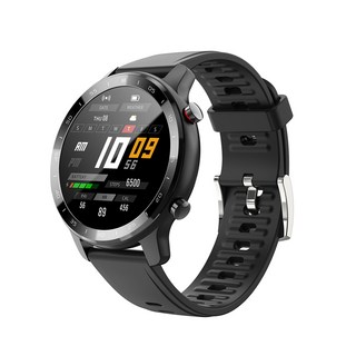 젤센 에어엑스 웨어러블 스마트 워치, 블랙, 32.5mm, 블루투스