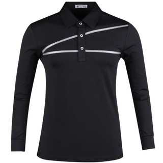 MASTER BEAR 男款刷絨高爾夫長袖POLO衫 AE1W413