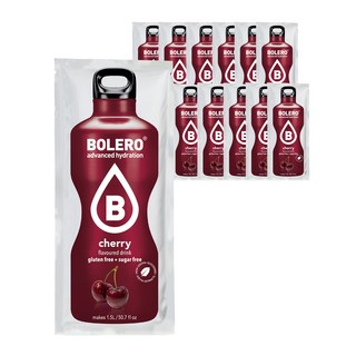 BOLERO 2大卡無糖水果水 大容量飲料 櫻桃, 9g, 1入, 12個