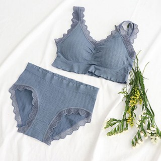 Moon Lit 蕾絲無鋼圈內衣褲套裝
