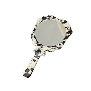 리즈제이니 레트로풍 손거울, 04 흑백 혼합, 1개