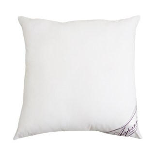 I'm Living 超細纖維拉鍊棉質靠枕, 白色