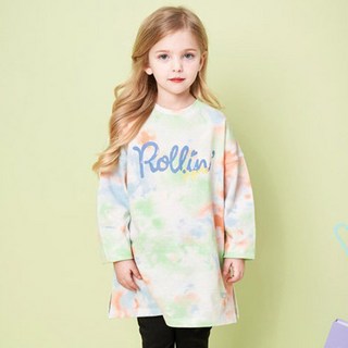 JELISPOON 女童款Rollin渲染色彩長袖T恤