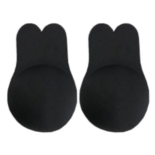 VENDIS 兔耳造型黑色提拉胸貼 W104, 1組