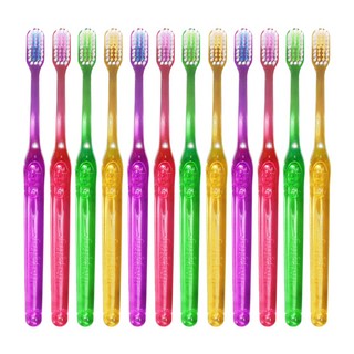 아미덴 플러스 이중슬림모 칫솔 12p 세트, 1세트, 12개입