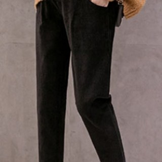 女款時尚孕婦燈芯絨修身褲