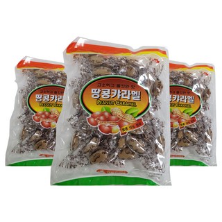 Bite 傳統焦糖花生糖, 3袋, 280g