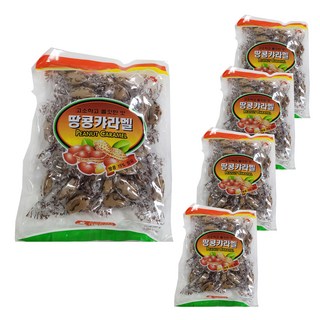 Bite 傳統焦糖花生糖, 5袋, 280g