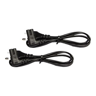 마하링크 국산 AC 8자 코드 파워케이블 ㄱ자 블랙 CP-1475, 2개, 2m