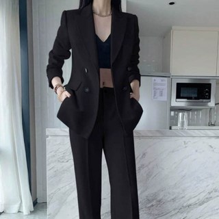 PAPERMENTS 雙排扣西裝外套+長褲套裝