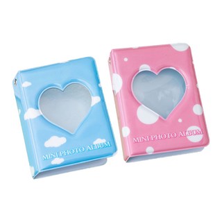 Healingcare 收集冊 卡磚 小卡卡套 2件組, 13 雲朵愛心, 粉紅愛心, 20張